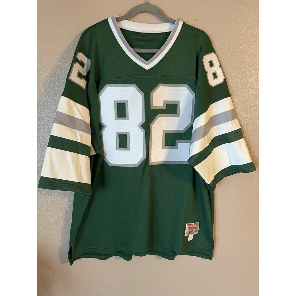 Men's 52 Philadelphia Eagles Mike Quick #82 Vintage Wilson Prestige Teams Jersey